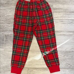 Old Navy Red Plaid Tartan Pajama Pants Size Small NWT
